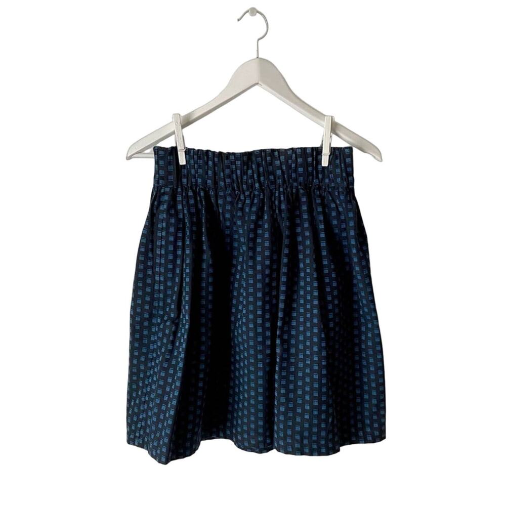 Gypsy Vintage Patterned Black And Blue Skirt Size Small